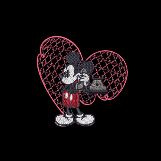 Vintage Mickey and Minnie Mouse Call Each Other