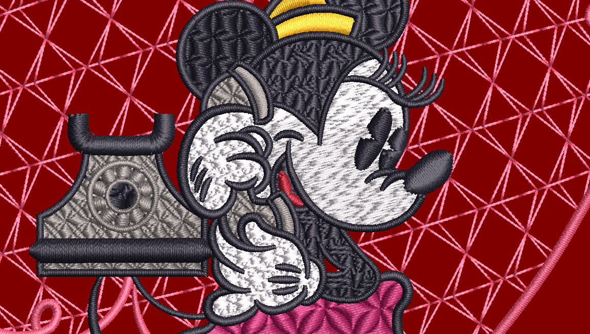 Vintage Mickey and Minnie Mouse Call Each Other