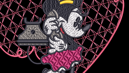 Vintage Mickey and Minnie Mouse Call Each Other