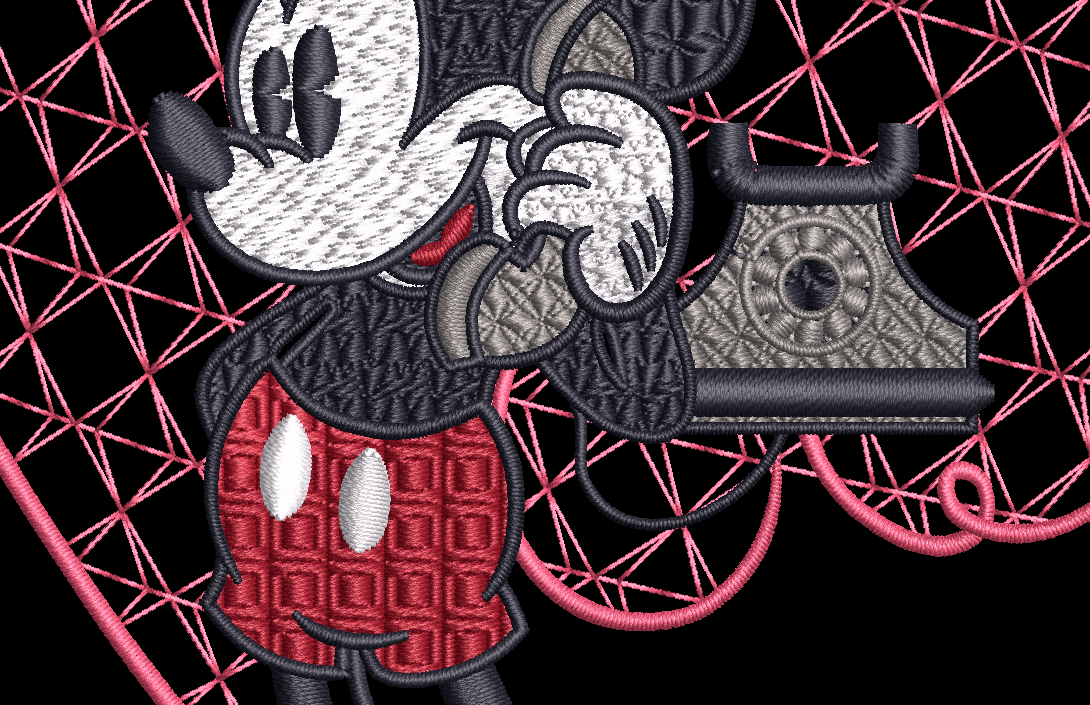 Vintage Mickey and Minnie Mouse Call Each Other