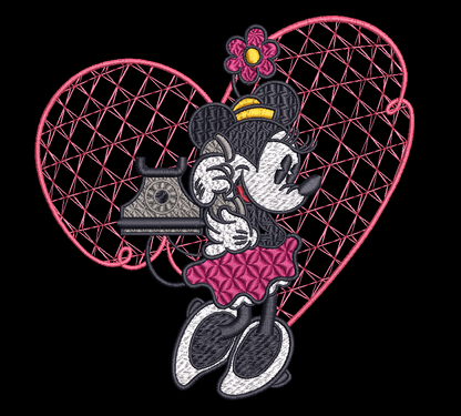 Vintage Mickey and Minnie Mouse Call Each Other