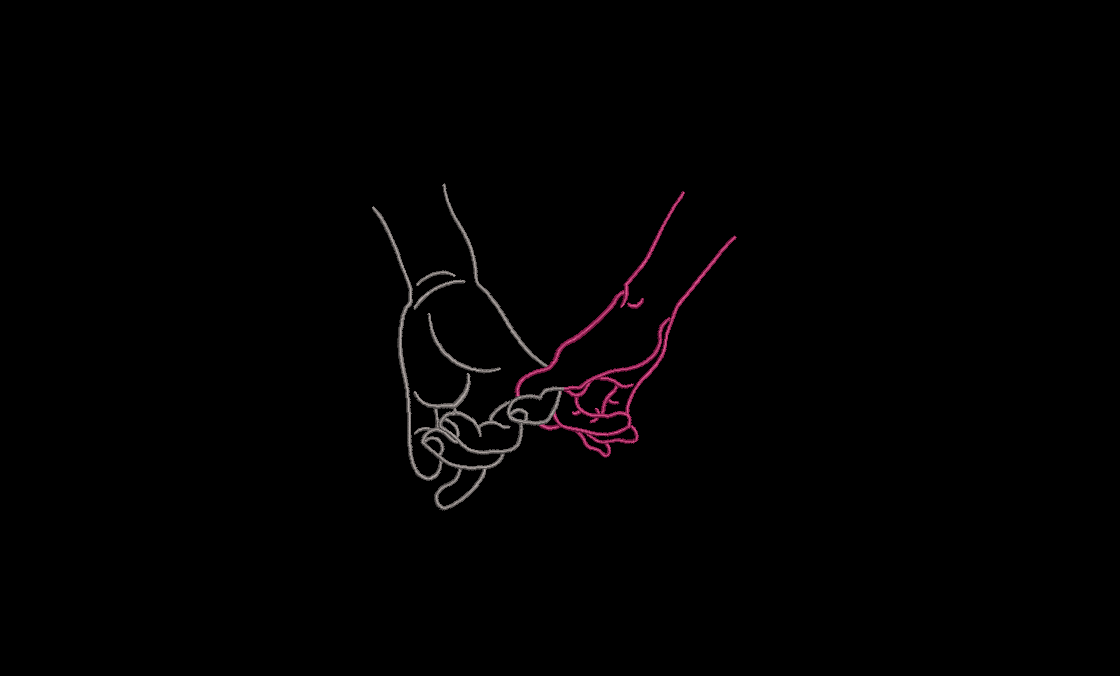 Faces and Hands - Line Art Designs Digital Downloads 4 Designs