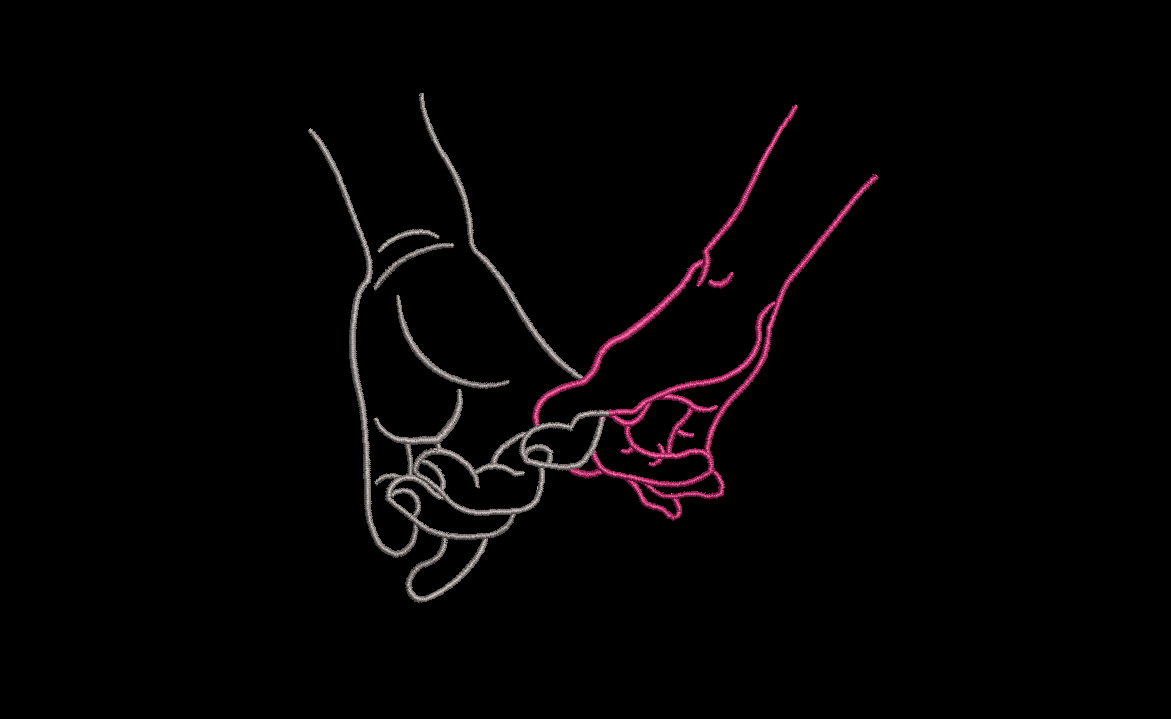 Faces and Hands - Line Art Designs Digital Downloads 4 Designs