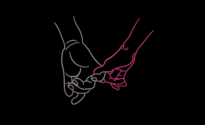 Faces and Hands - Line Art Designs Digital Downloads 4 Designs
