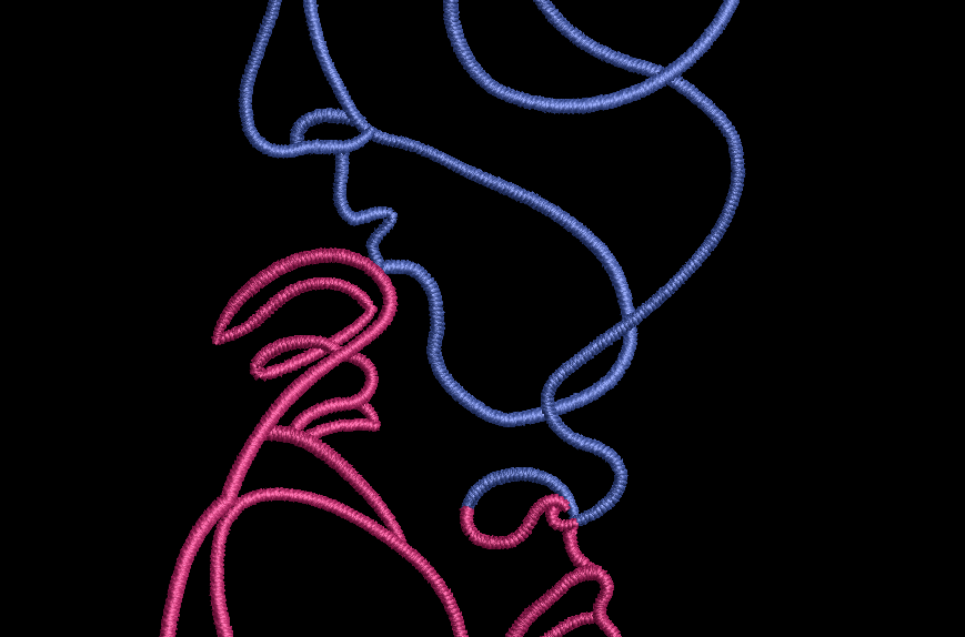 Faces and Hands - Line Art Designs Digital Downloads 4 Designs