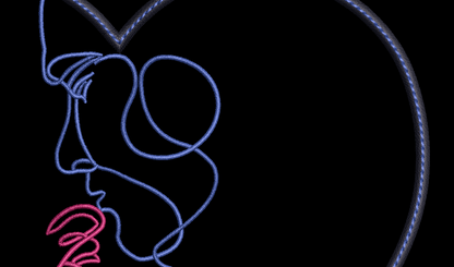 Faces and Hands - Line Art Designs Digital Downloads 4 Designs