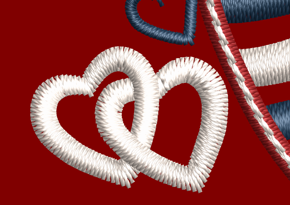 July 4 Patriotic Hearts - 7 Designs Included Digital Download