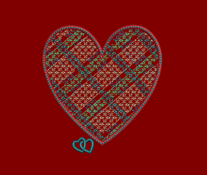 July 4 Patriotic Hearts - 7 Designs Included Digital Download