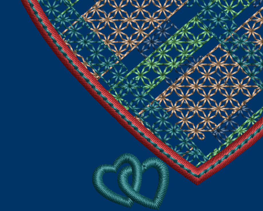 July 4 Patriotic Hearts - 7 Designs Included Digital Download