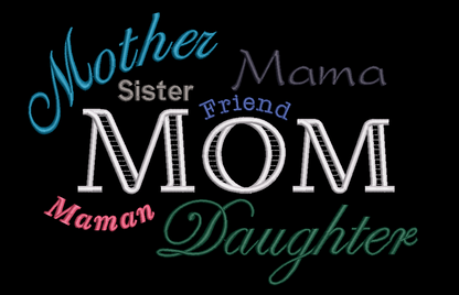 All the Names for Mom Digital Download Apparel Design