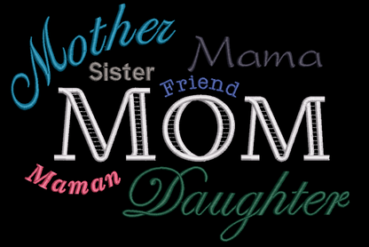 All the Names for Mom Digital Download Apparel Design