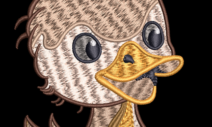Easter Ducky Embroidery Design Digital Download