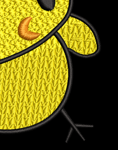 Easter Chick Embroidery Design Digital Download