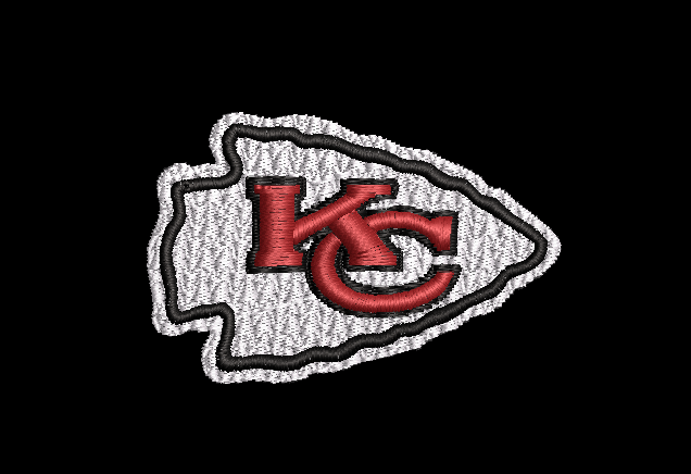Kansas City Arrowhead Logo 2 Designs and 2 Appliques