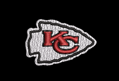 Kansas City Arrowhead Logo 2 Designs and 2 Appliques
