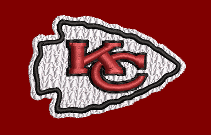 Kansas City Arrowhead Logo 2 Designs and 2 Appliques