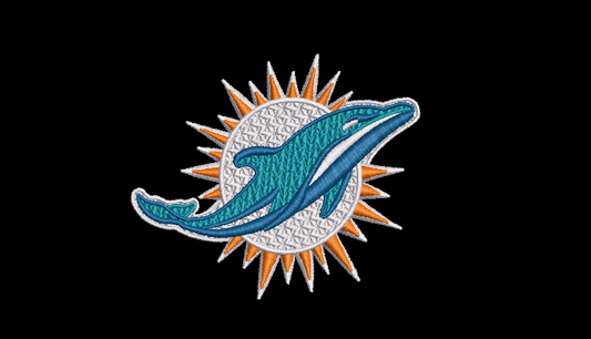 NFL Collection - 4 x 4 Miami Dolphins Logo