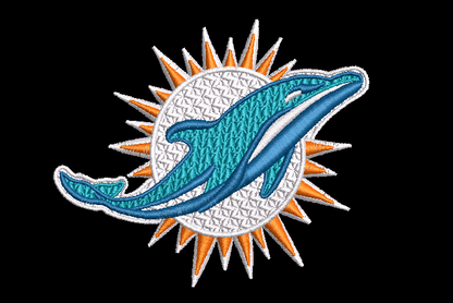 NFL Collection - 4 x 4 Miami Dolphins Logo