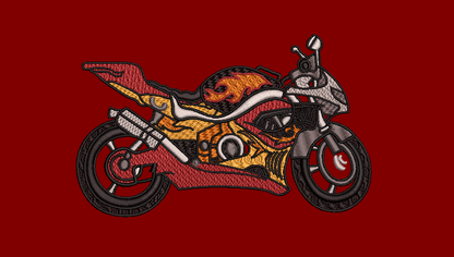 Motorcycle Collection - Bike 08 5 x 7 Hoop