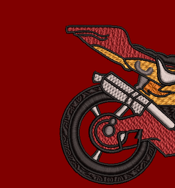 Motorcycle Collection - Bike 08 5 x 7 Hoop