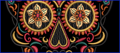 Sugar Skull 04 - 2 5 x 7 Sizes Digital Design Downloads