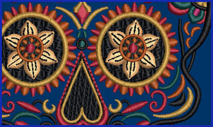 Sugar Skull 04 - 2 5 x 7 Sizes Digital Design Downloads