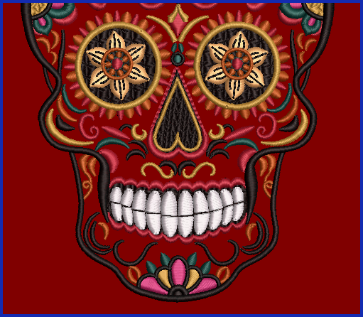 Sugar Skull 04 - 2 5 x 7 Sizes Digital Design Downloads