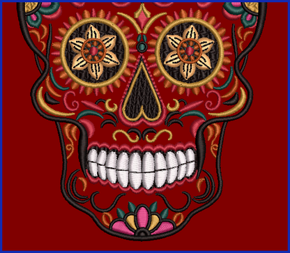 Sugar Skull 04 - 2 5 x 7 Sizes Digital Design Downloads