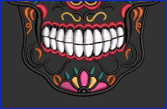 Sugar Skull 04 - 2 5 x 7 Sizes Digital Design Downloads