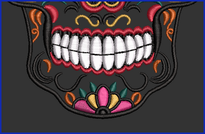 Sugar Skull 04 - 2 5 x 7 Sizes Digital Design Downloads