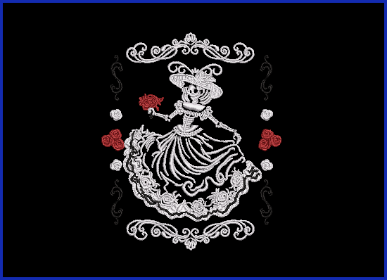 Catrina Dia de Muertos - 5 - 5 x 7 Digital Design Downloads