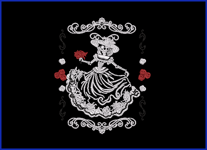 Catrina Dia de Muertos - 5 - 5 x 7 Digital Design Downloads