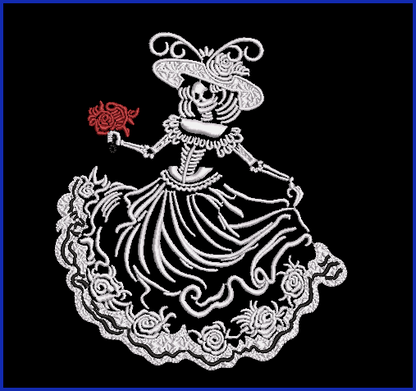 Catrina Dia de Muertos - 5 - 5 x 7 Digital Design Downloads