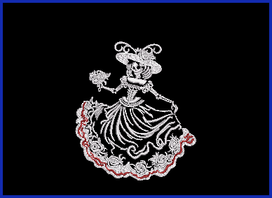 Catrina Dia de Muertos - 5 - 5 x 7 Digital Design Downloads