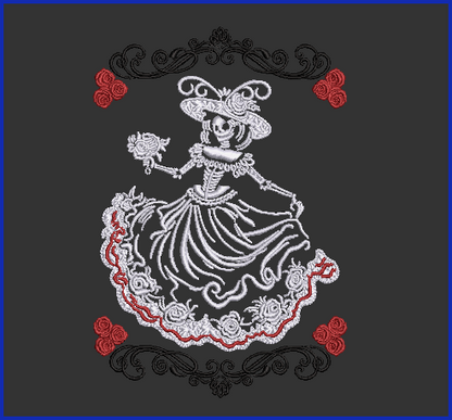 Catrina Dia de Muertos - 5 - 5 x 7 Digital Design Downloads