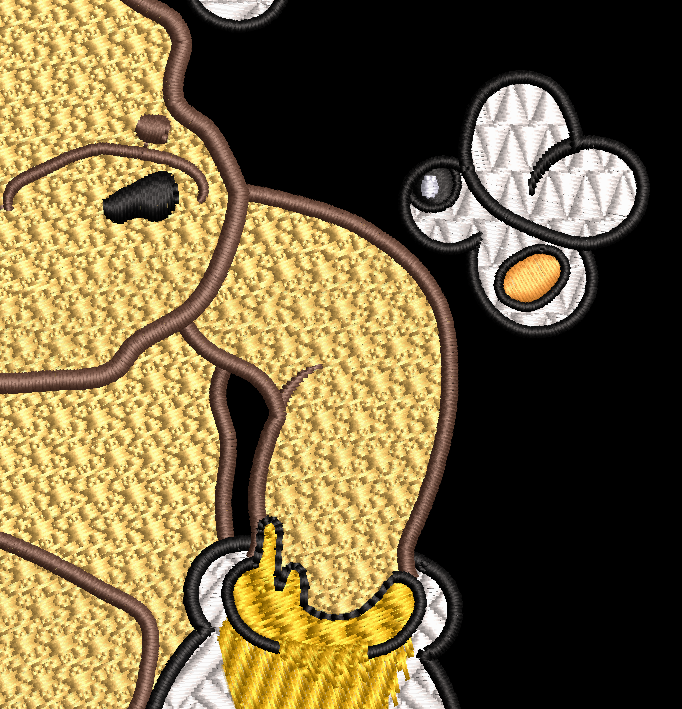 2025 Updated Classic Pooh - Close up on Design