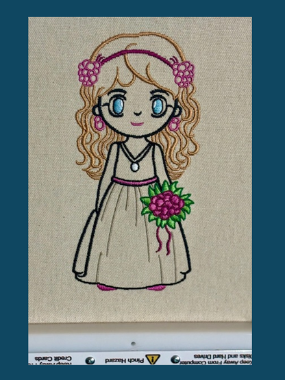 Precious Moments Flower Girl