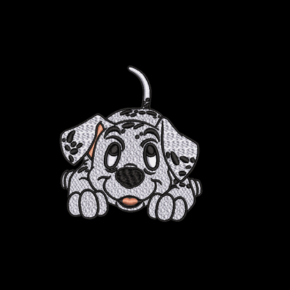 Dalmatian 01 (2 hoop sizes) & Dalmatian 02 Embroidery Designs