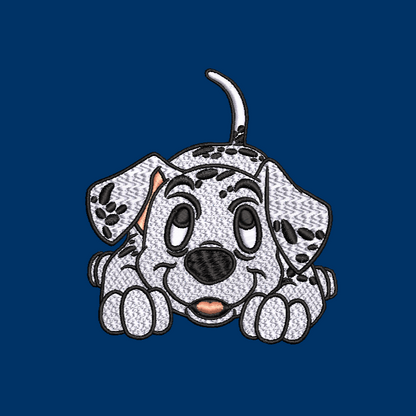 Dalmatian 01 (2 hoop sizes) & Dalmatian 02 Embroidery Designs