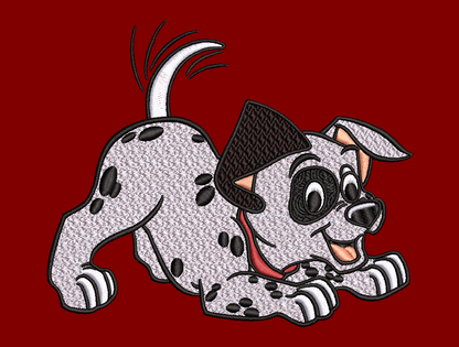 Dalmatian 01 (2 hoop sizes) & Dalmatian 02 Embroidery Designs
