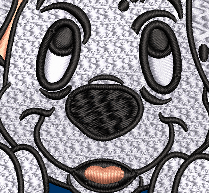 Dalmatian 01 (2 hoop sizes) & Dalmatian 02 Embroidery Designs