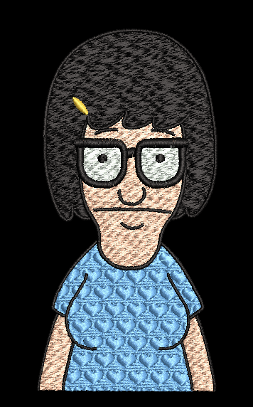 Bob's Burgers Character - Tina Belcher Design