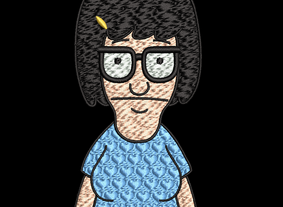 Bob's Burgers Character - Tina Belcher Design