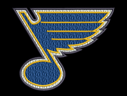 St. Louis Blues Logo Designs & Appliques (4 Total)