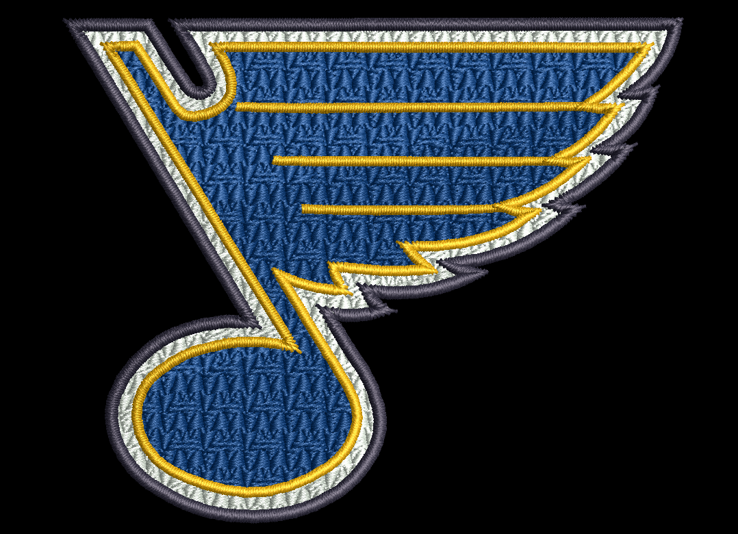 St. Louis Blues Logo Designs & Appliques (4 Total)