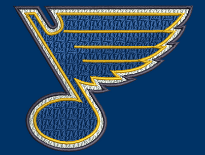 St. Louis Blues Logo Designs & Appliques (4 Total)