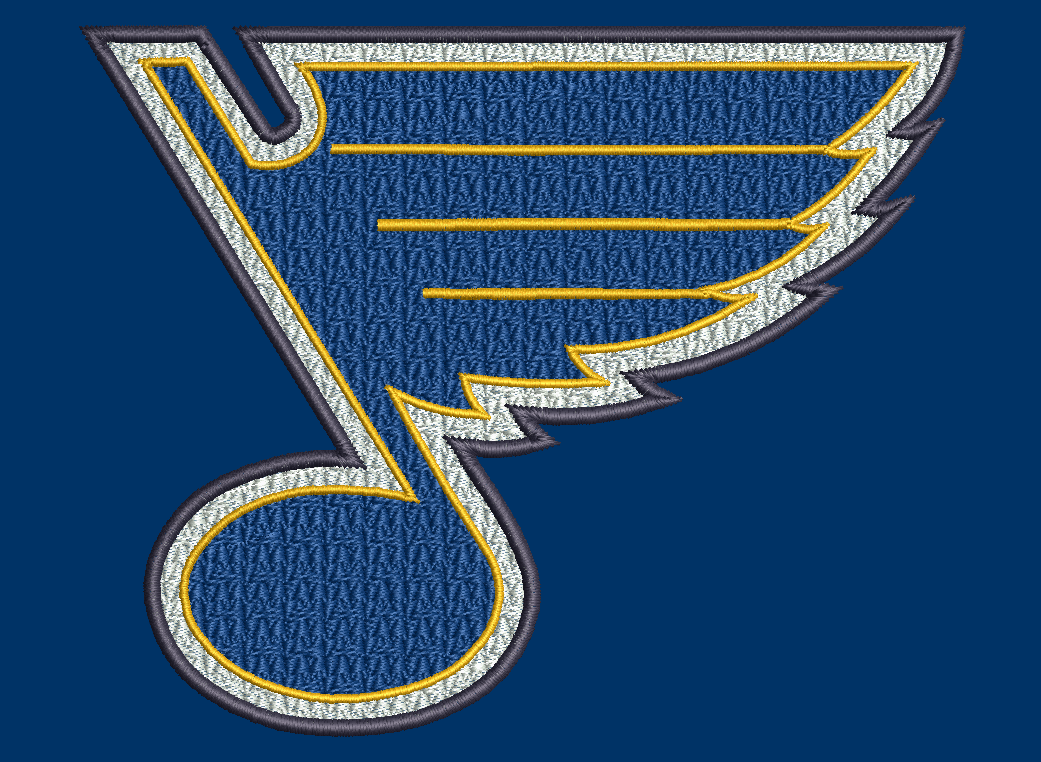 St. Louis Blues Logo Designs & Appliques (4 Total)