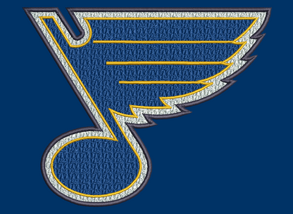 St. Louis Blues Logo Designs & Appliques (4 Total)