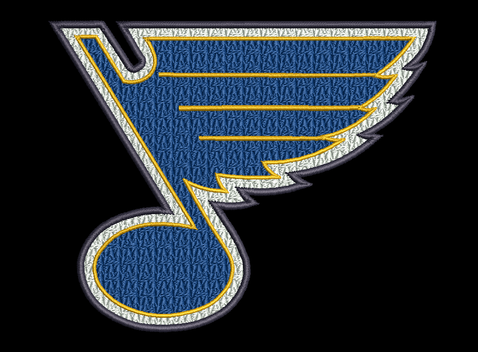 St. Louis Blues Logo Designs & Appliques (4 Total)