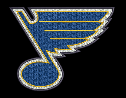 St. Louis Blues Logo Designs & Appliques (4 Total)